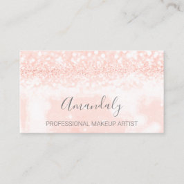 Carte De Visite Artiste de maquillage professionnel Kiss Lips Blus