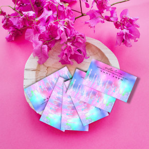 Carte De Visite Artiste de maquillage professionnel Lash Holograph