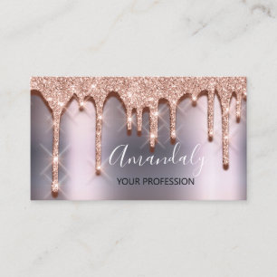 Carte De Visite Artiste de maquillage professionnel Lashes Rose Bl