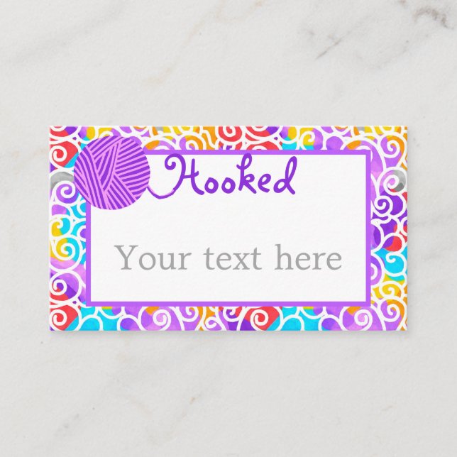 Carte De Visite Artiste de Yarn (Devant)