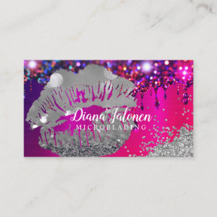 Carte De Visite Artiste en MICROBLADING PMU Sparkling Rose
