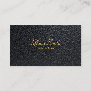 Carte De Visite Artiste maquillage / Cuir
