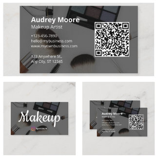Carte De Visite Artiste maquillage de design