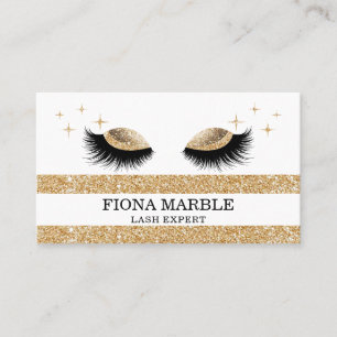 Carte De Visite Artiste maquillage Deep Sepia Parties scintillant 