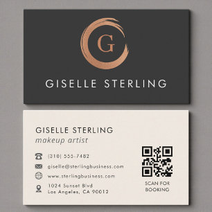 Carte De Visite Artiste Maquilleuse Code QR