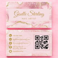 Artiste Ongles Code QR Agate Rose Gold