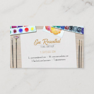 Carte De Visite Artiste   Professionnel