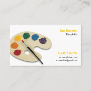 Carte De Visite Artiste   Professionnel