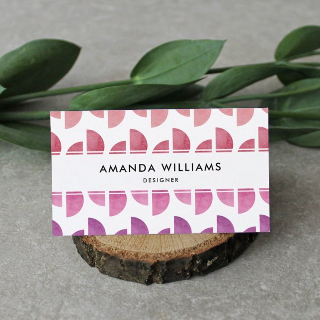 Carte de visite artistique Abstrait moderne (Créateur téléchargé)