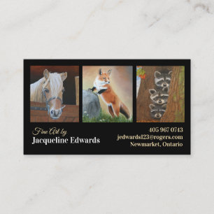 Carte de visite artistique des beaux-arts