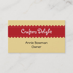 Carte De Visite Arts artisanaux ruban accessoires artisanaux