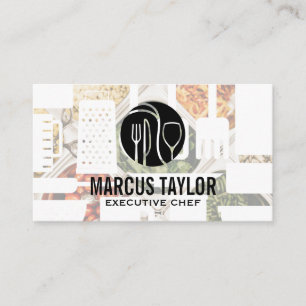 Carte De Visite Arts culinaires Chef Cuisine Restaurant
