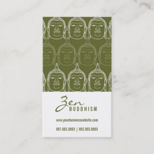 Carte De Visite Arts spirituels holistiques de guérison du Bouddha