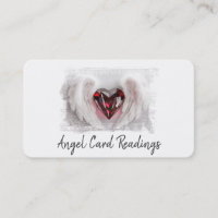 *~* Artsy RUBY Heart Angel Wings AP78 QR