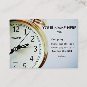 Carte De Visite ASSEZ TEMPS ! (La livraison, messager ou messager)