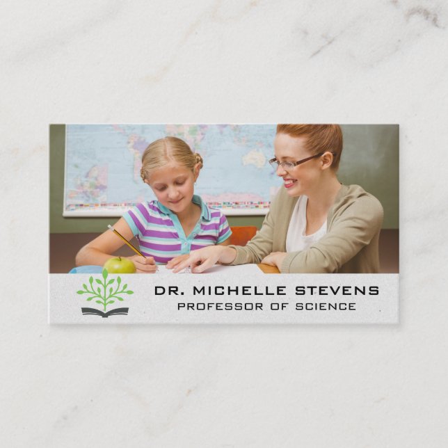 Carte De Visite Assistance de l'enseignant | Étudiant en mentorat (Devant)