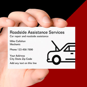 Carte De Visite Assistance routière automobile