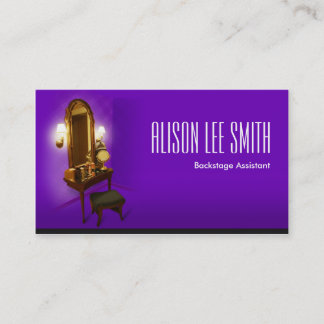 Carte De Visite Assistant Beauty Backstage