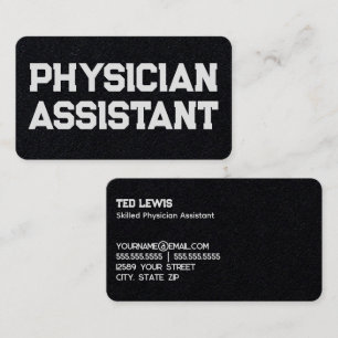 Carte De Visite Assistant médical PA