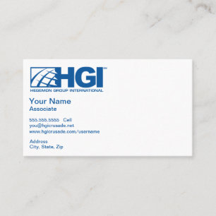 Carte De Visite Associé de HGI