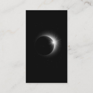 Carte De Visite Astronomie totale des éclipses solaires