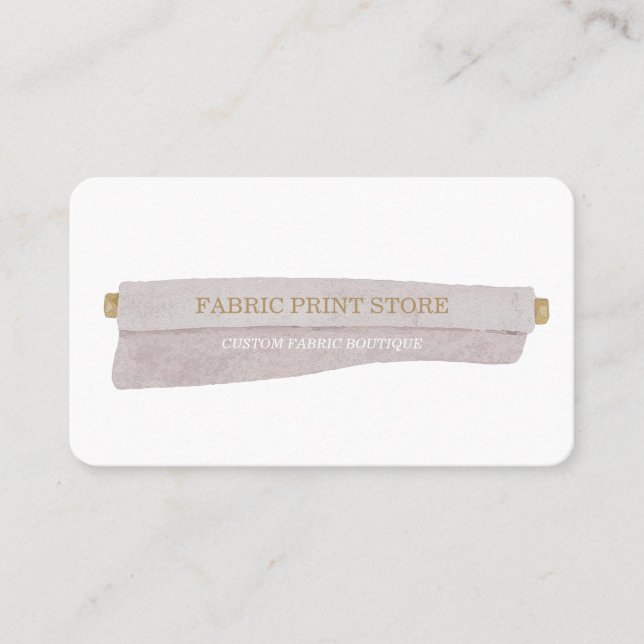 Carte De Visite Atelier de couture Fabric sur mesure (Devant)