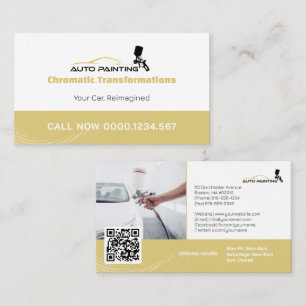 Carte De Visite Atelier de peinture automatique   Professionnel