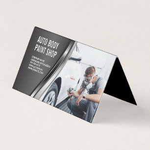 Carte De Visite Atelier de peinture de carrosserie automatique   V