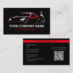 Carte De Visite Atelier de peinture professionnelle de carrosserie