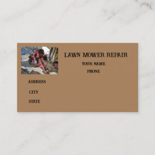 Carte De Visite atelier moteur tracteur fixe moteur tondeuse