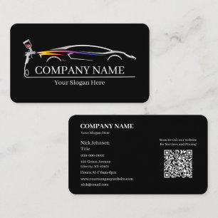 Carte De Visite Atelier professionnel de peinture de carrosserie a