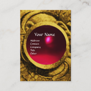 Carte De Visite ATHENA ET COMBATTRE LES GRIFFINS MONOGRAM, Ruby Ro