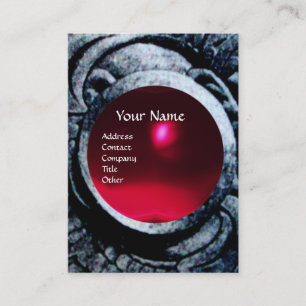 Carte De Visite ATHENA ET COMBATTRE LES GRIFFINS MONOGRAM, Ruby Ro