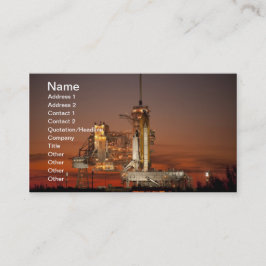 Carte De Visite Atlantis Space Shuttle lancement NASA