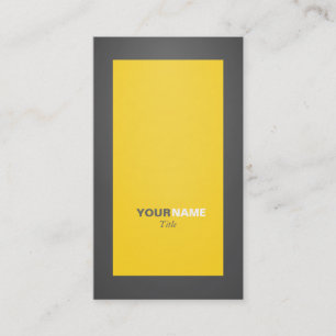 Carte De Visite Attention Groupon Jaune