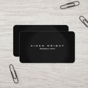 Carte De Visite Attrayant Gris Design Moderne Minimaliste