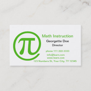 Carte De Visite Au vert de pi Kelly