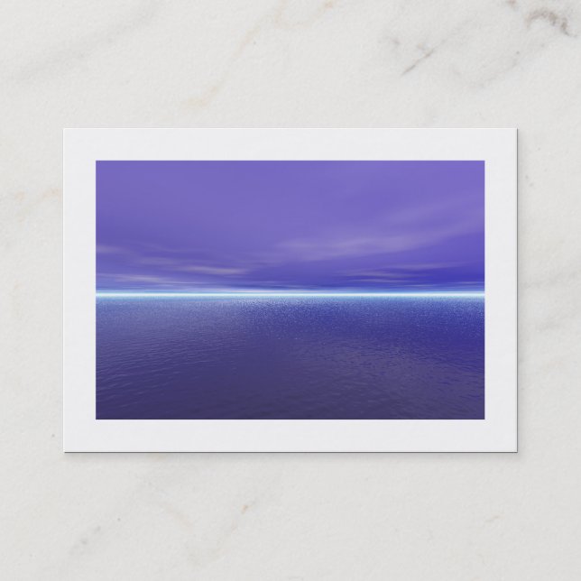 Carte De Visite Aube pourpre (bordé) (Devant)