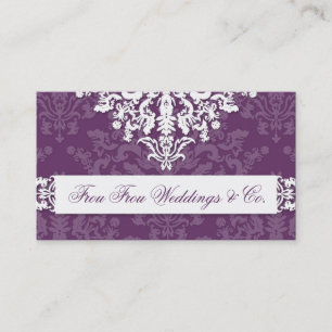 Carte De Visite aubergine de 311-Miss Frou Frou  