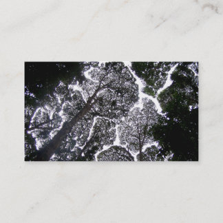 Carte De Visite aucun aménagement d'arbres de contact