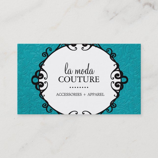 Carte de visite audacieux de concepteur (Devant)