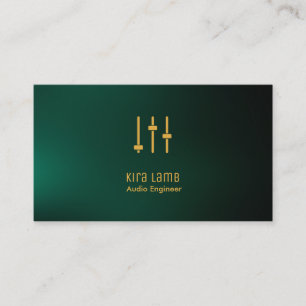 Carte de visite Audio Engineer