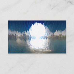 Carte De Visite Augmentation blanche de lune