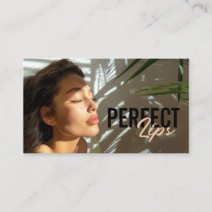 Carte De Visite Augmentation des lèvres Procédure de comblement de