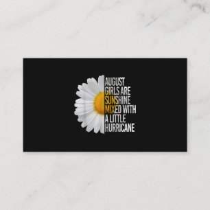 Carte De Visite August Birthday Womens Poison Funny Daisy Quota Po