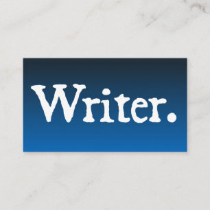 Carte De Visite Auteur