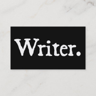 Carte De Visite Auteur avec le code de QR