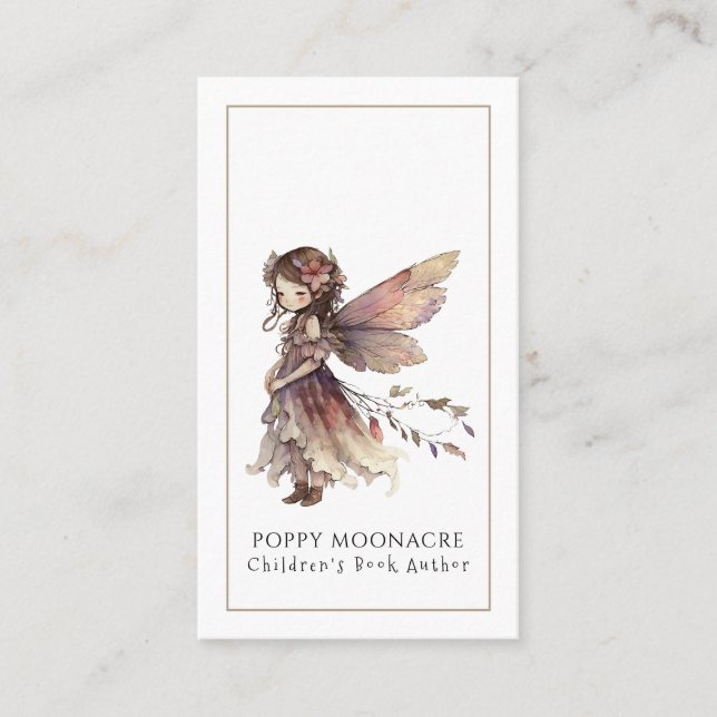 Carte De Visite Auteur de livres pour enfants Fairy (Devant)