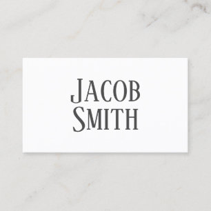 Carte De Visite Auteur de science-fiction Dark Grey