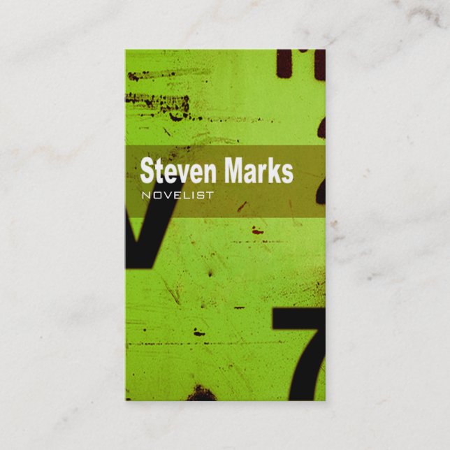 Carte de visite "auteur de technologie d'art (Devant)